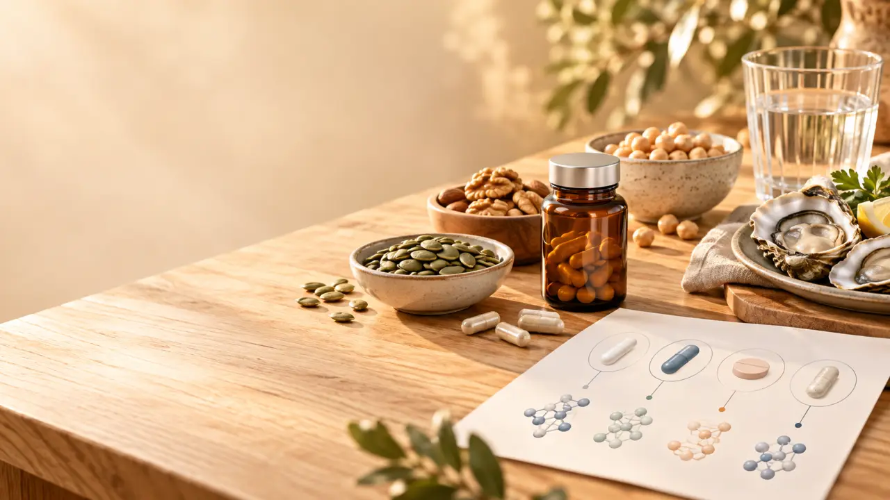Zinc en complément alimentaire : choisir sa forme sans surdoser sa cure
