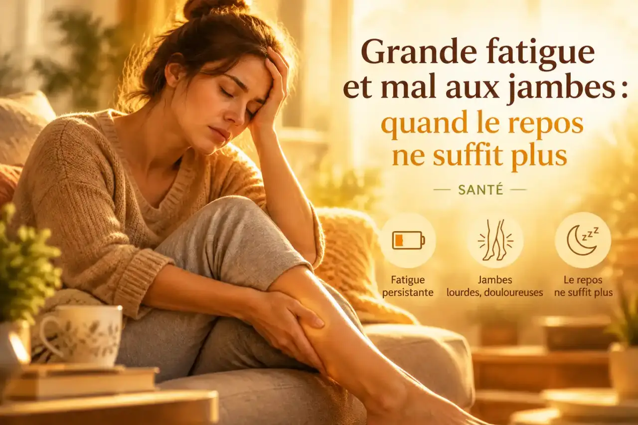 Grande fatigue et mal aux jambes : quand le repos ne suffit plus